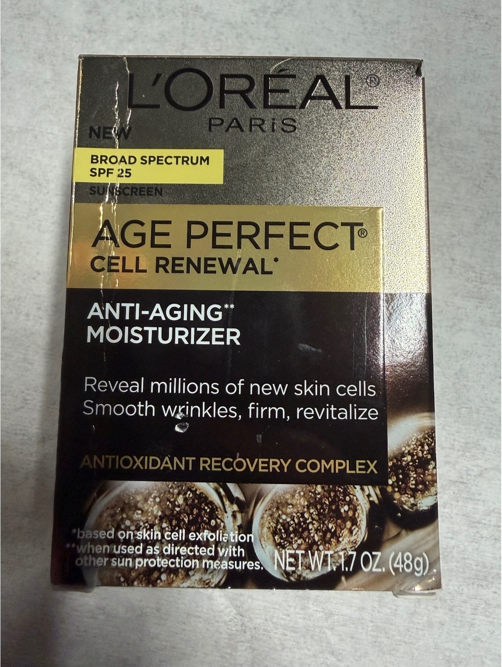 L'Oréal Paris Age Perfect Cell Renewal Anti-Aging Moisturizer SPF 25 1.7 oz